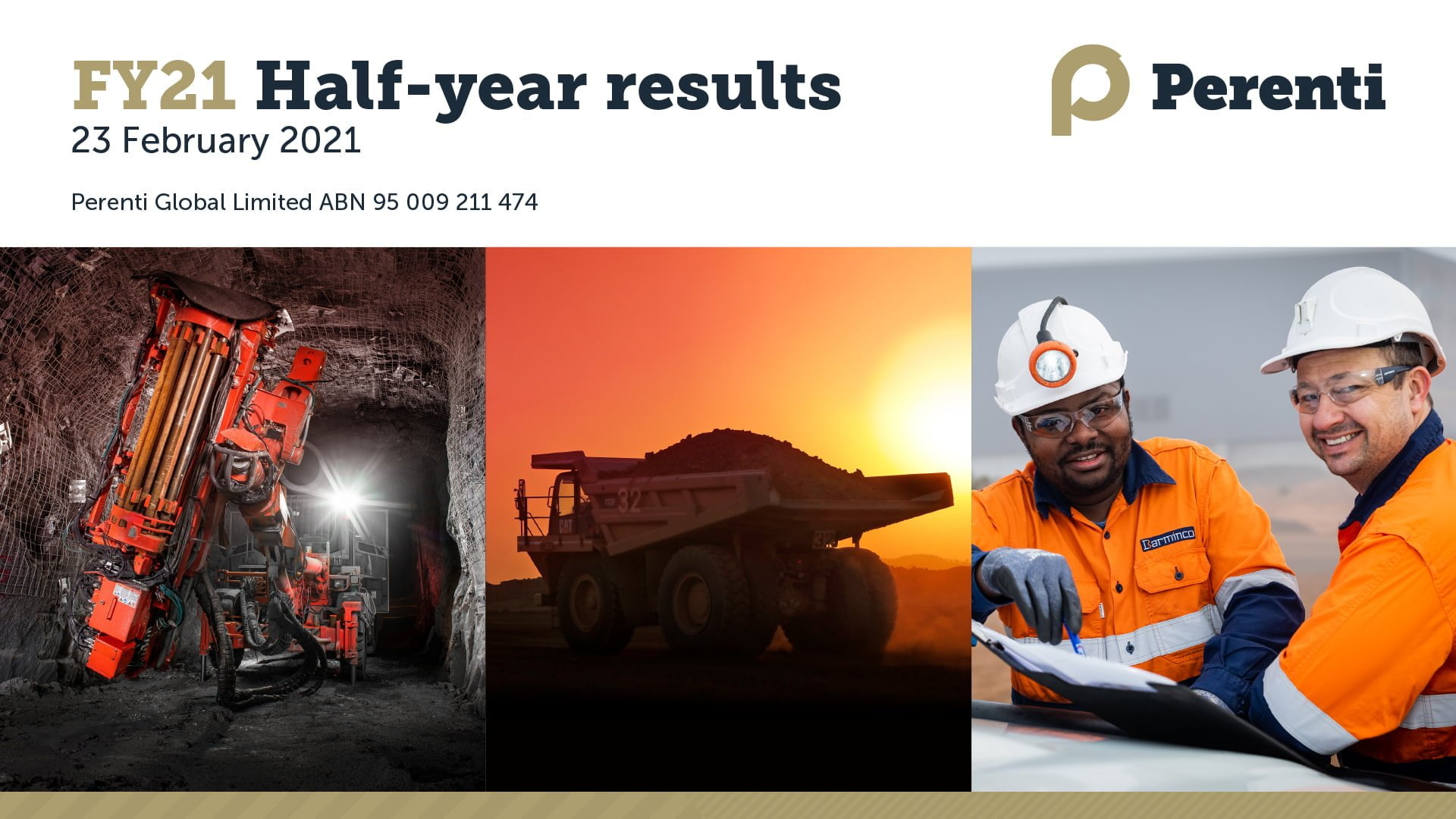 Reports & presentations • FY2021 Investor Deck Half Year draft covers Final